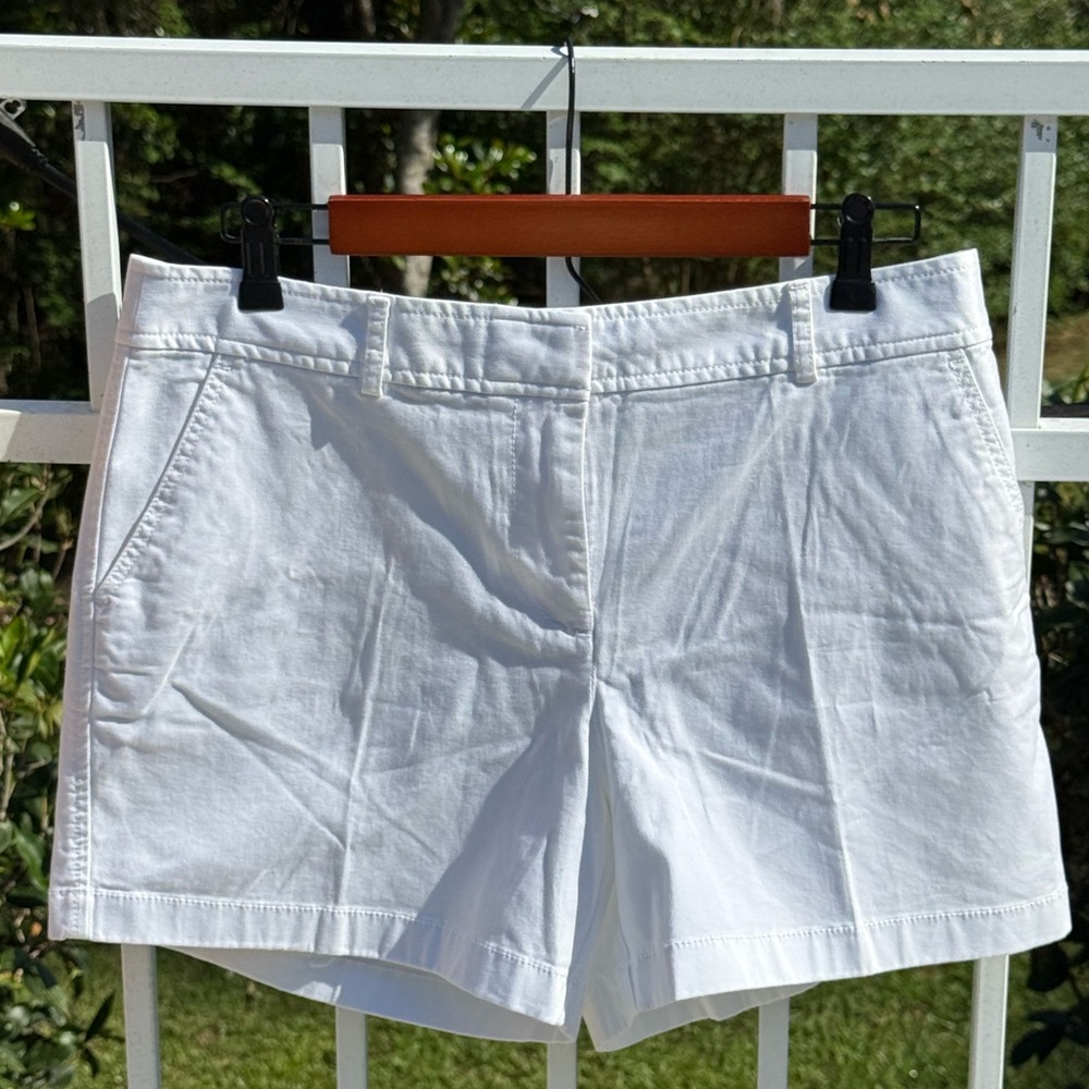Brooks Brothers Red Fleece White Chino Shorts Size 10 | Crisp Preppy Style